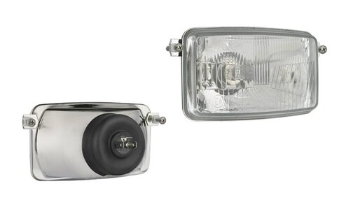 Headlamp H4 156x93x86 2-bolt mounting