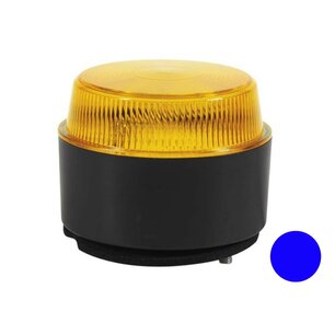 LED Flash Beacon with Flat Base Blue