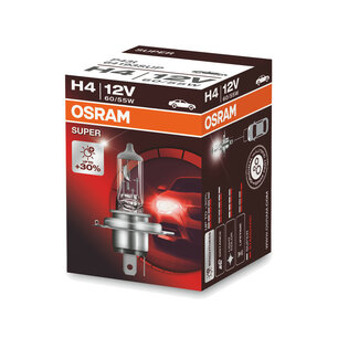Osram H4 Halogen Bulb 12V 55W Super P43t