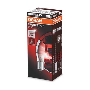 Osram R5W Light Bulb 24V 5W BA15s Truckstar Pro 10 Pieces