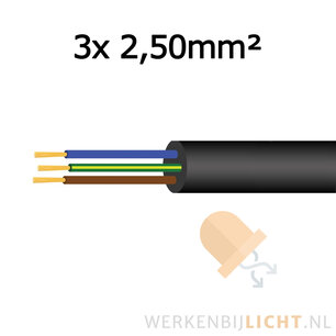 Cable 3x 2,50mm²