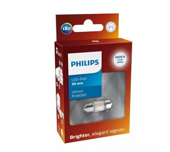 Philips Festoon 30mm LED Retrofit White 6000K 24V