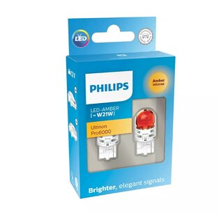 Philips W21W LED Retrofit Orange 12V 2 Pieces