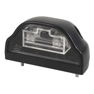 Led Number Plate Lamp Black 12V