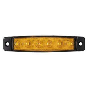 Led Side Marker Lamp Short Orange 12V