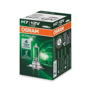 Osram H7 Halogen Lamp 12V 55W PX26d Ultra Life