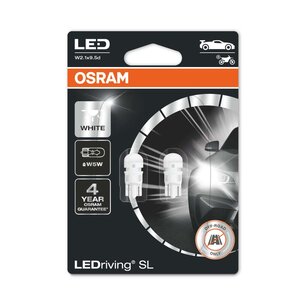 Osram W5W LED Retrofit White W2.1x9.5d 2 Pieces