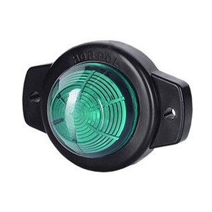 Horpol LED Type Marker Light Green Round LD-510