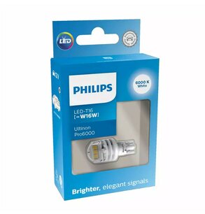 Philips W16W LED Retrofit White 12V