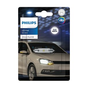 Philips SV8.5 Festoon 43mm White 12V