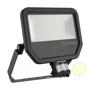 50W LED Floodlight 230V + Sensor 3000K