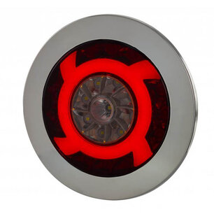 Horpol LED Rear Lamp Chrome Lucy 122mm LZD 2425