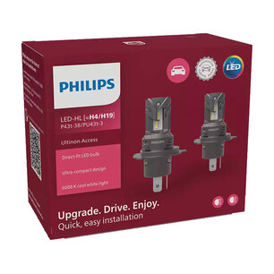 Philips H4/H19 Access LED Headlight Set 20W P43t/PU43t-3-1 12V