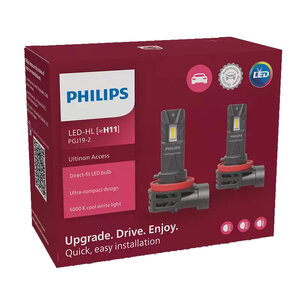 Philips H11 Access LED Headlight Set 16W PGJ19-2 12V