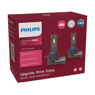 Philips HIR2 Access LED Headlight Set 20W PC22d 12V