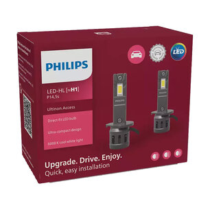 Philips H1 Access LED Headlight Set 16W P14.5s 12V
