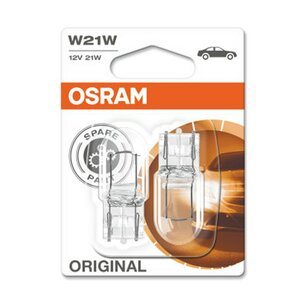 Osram W21W 12V Bulb W3x16d Original Line 2 Pieces
