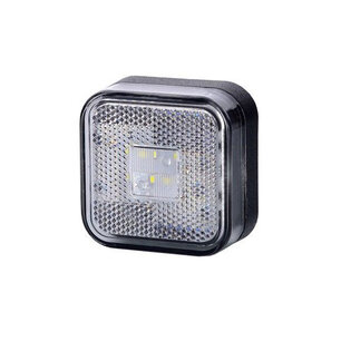 Horpol LED Front Marker White Square 12-24V LD 096