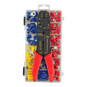 Assortment Box Cable Lugs With Budget Crimping Tool | 306 pieces
