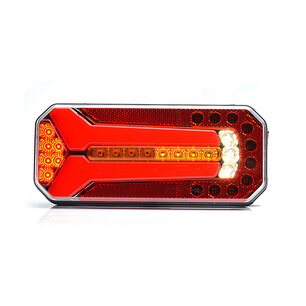 WAS LED Rear Light 4-Light Functions + 5-pin Bayonet Connector