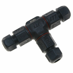 Waterproof 3-way Cable Connector 3-Core