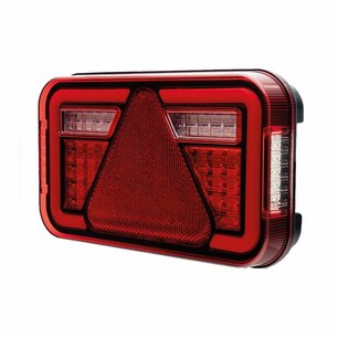 Aspöck Multiled IV LED Rear Light Left 5P + License Plate Light