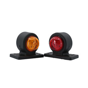 LED 2-Function Marker Lamp 10-30V Amber + Red (Set)