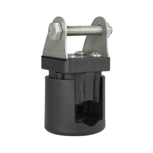 On-pipe holder Ø15-28mm