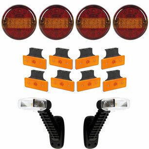 Trailer Lighting Set 14-part