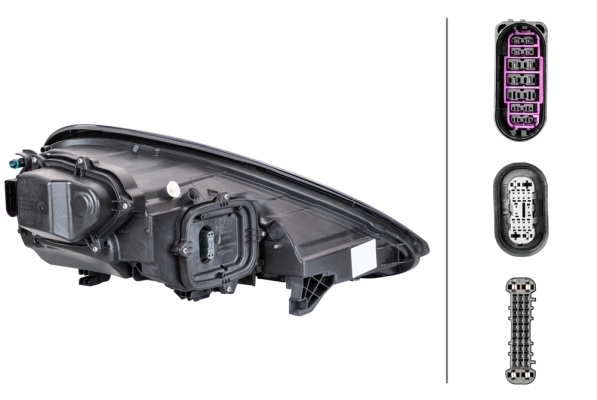Hella Koplamp Porsche Panamera FL (970) 13-16 Links | 1EX 011 099-111