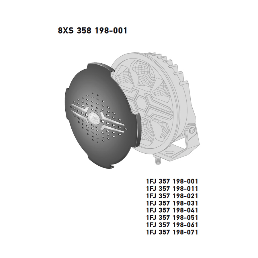 Hella Beschermkap voor 7'' Blade Verstralers