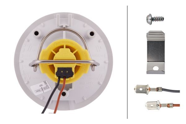 Hella Knipperl Ø90mm smoke Met gloeilampen 24V achter | 2BA 965 039-101